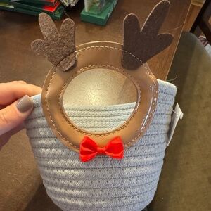 Christmas reindeer basket